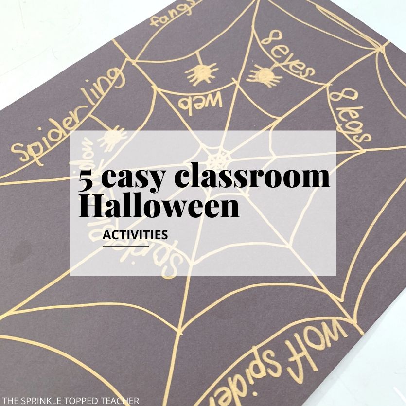 3 easy classroom Halloween Activities