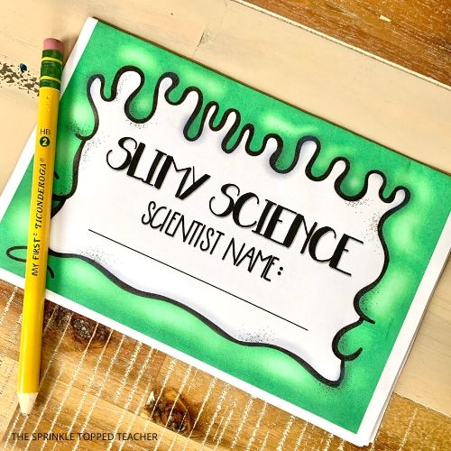 Slime science experiment lesson for students