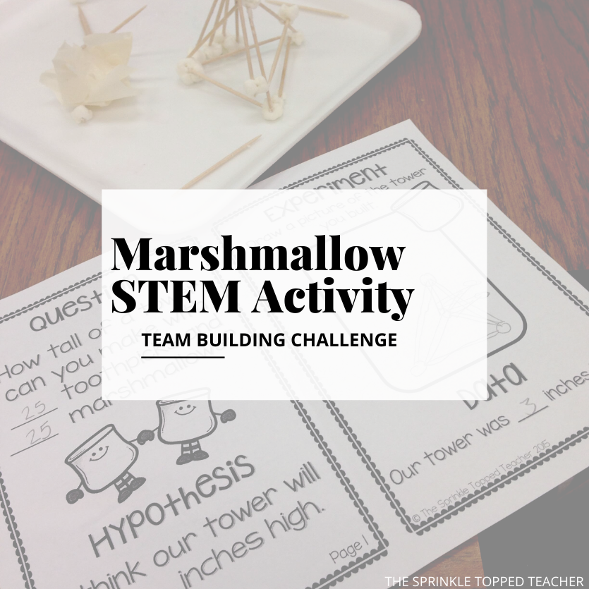 Marshmallow STEM Activity Team Building Challenge