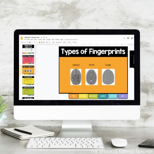 virtual science lesson with forensics 