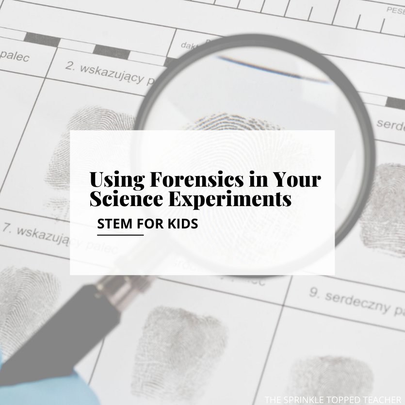 Forensics in classroom science experiments