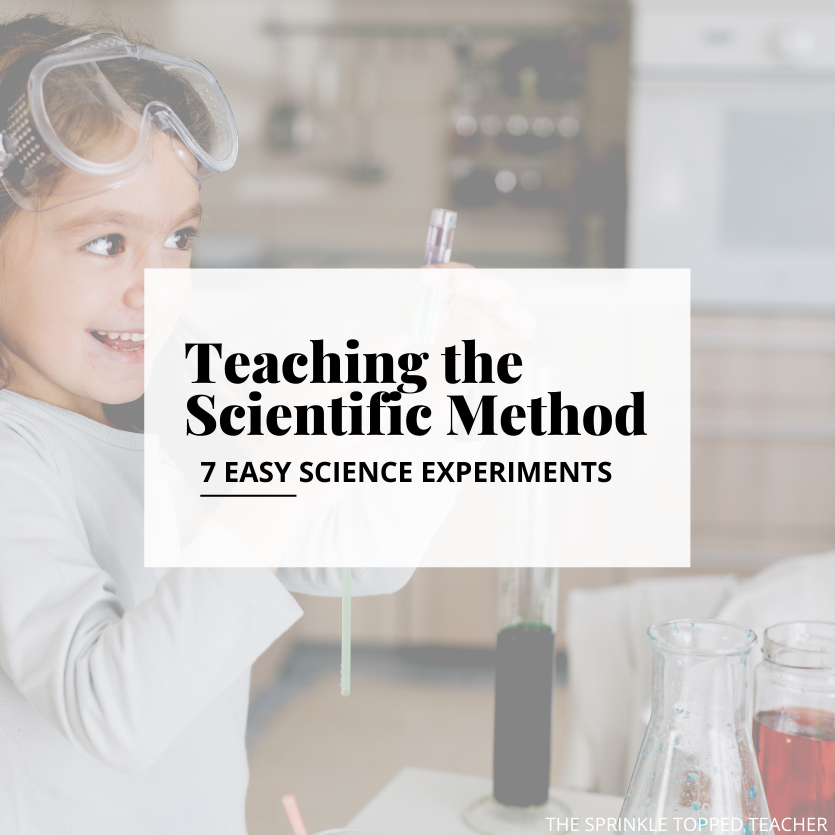 simple scientific method experiments for middle school