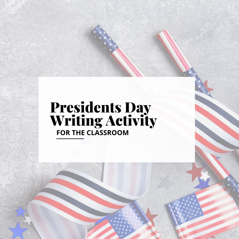 Presidents Day writing activity