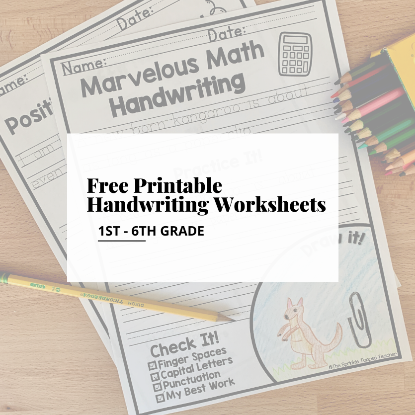 Free Printable Handwriting Paper