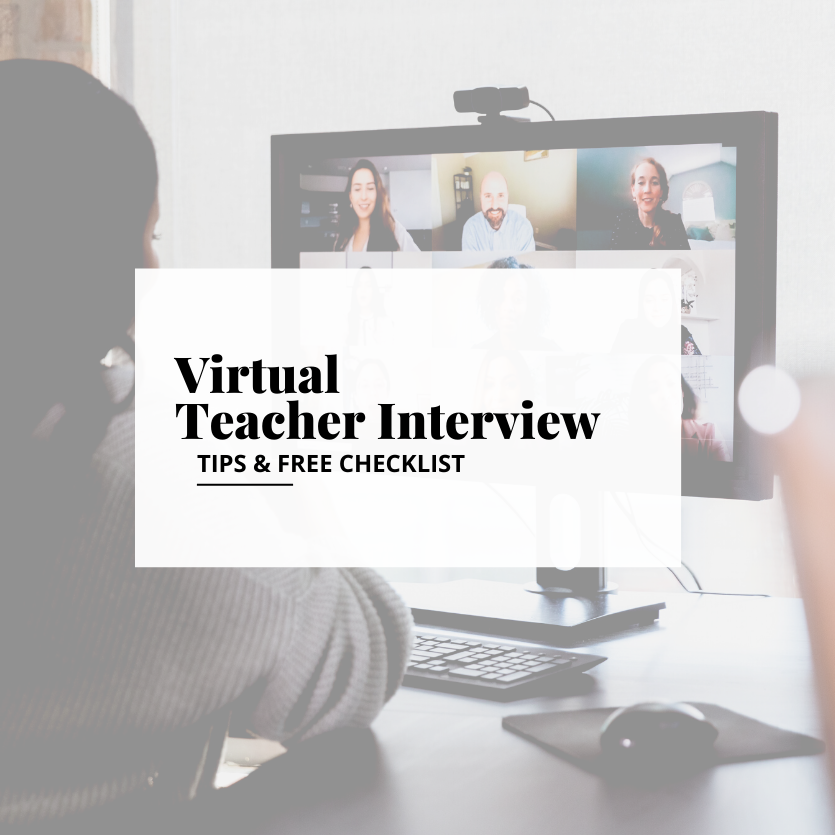 How a Prepare for a Virtual Teacher Interview
