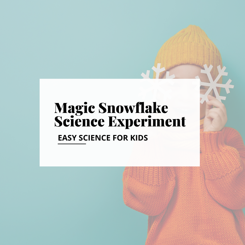 Magic Snowflake Science Experiment for Kids