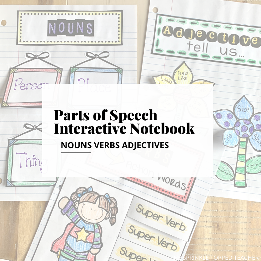 Parts of Speech Interactive Notebook