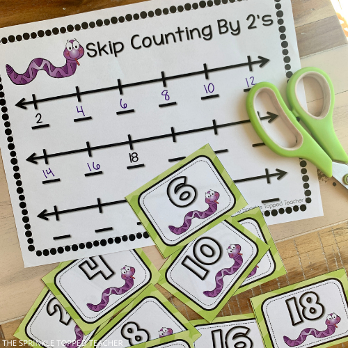 Students can use these skip counting activities in centers or small groups.