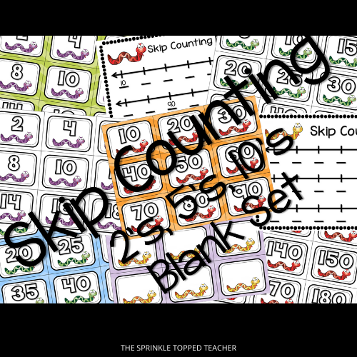 This skip counting activity allows students to count by 2s, 5s, or 10s.