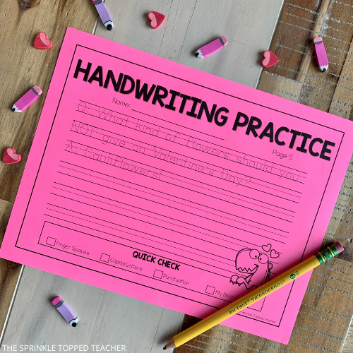 Valentine's Day Writing Activities that older students will love.