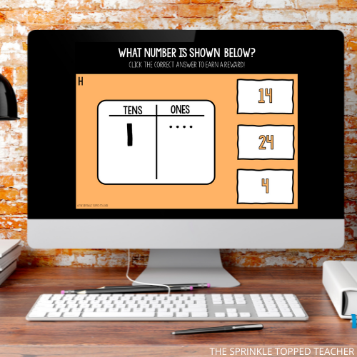 free daily math warm-ups for 1st grade on Google Slides