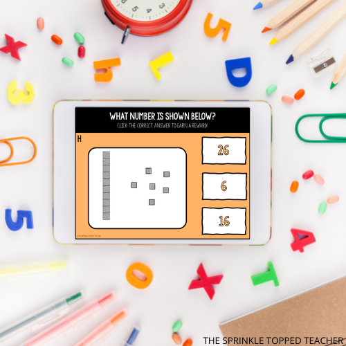 free 1st grade math warm-ups on Google Slides