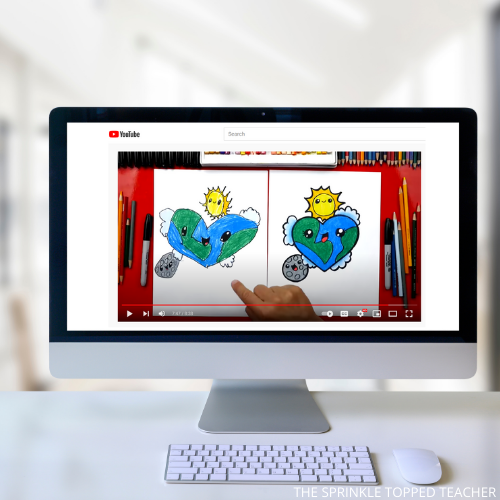 Fun Earth Day directed drawing activity on YouTube