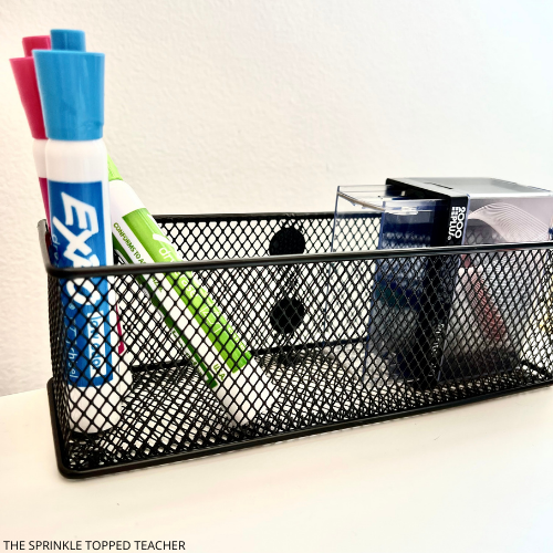 amazon favorites magnetic storage basket for the classroom